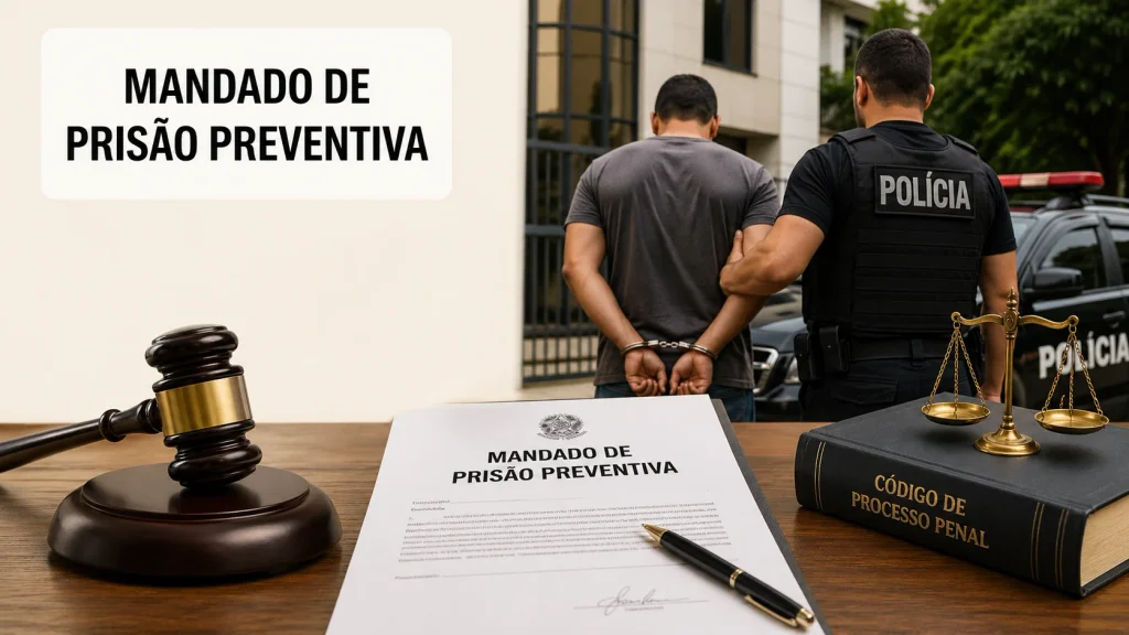 Questão discursiva com peça: prisão preventiva em feminicídio praticado por oficial da PM